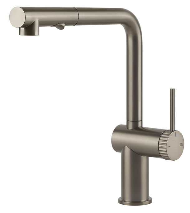 Кухонний змішувач Gessi Inedito Нержавіюча сталь (60457#149)