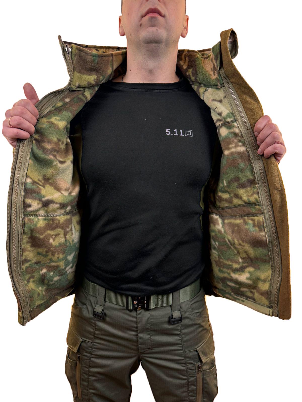 Куртка Pancer Soft Shell с флис кофтой р. 58 Мультикам (357581258) - фото 3