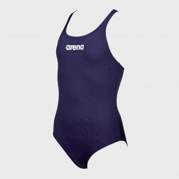 Купальник для девочек Arena SOLID SWIM PRO JR 128 см Синий/Белый (‎3468335593579) - фото 2