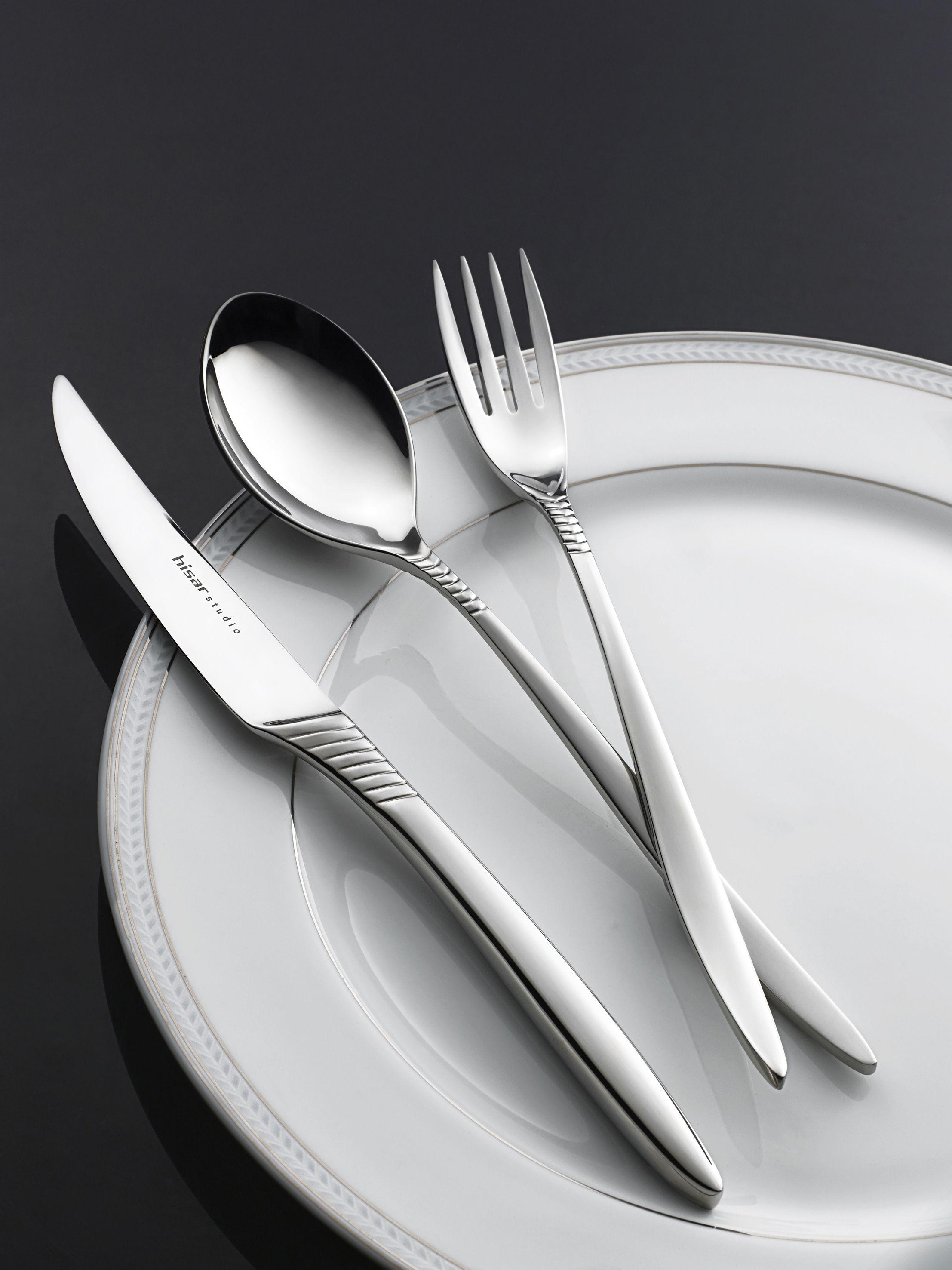 Набір столових приборів Hisar Mamba у подарунковій коробці 24 предмети - фото 5