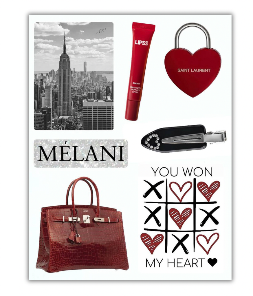Набор №4 3D стикеров Melani