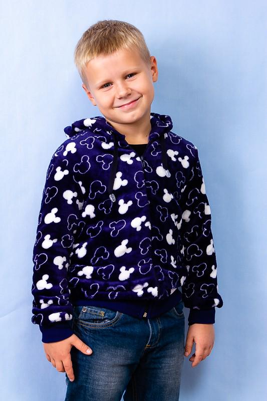 Джемпер детский Носи свое Микки на молнии 92 см Чернильно-синий (6071-035-4-V28)