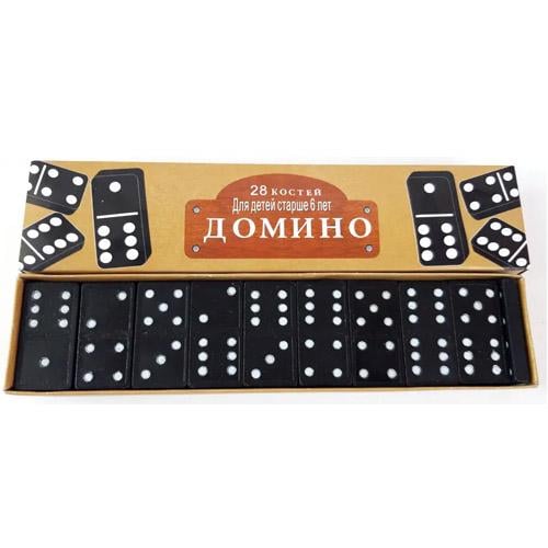 Настольная игра Домино 28 костей Черный (7000007596)