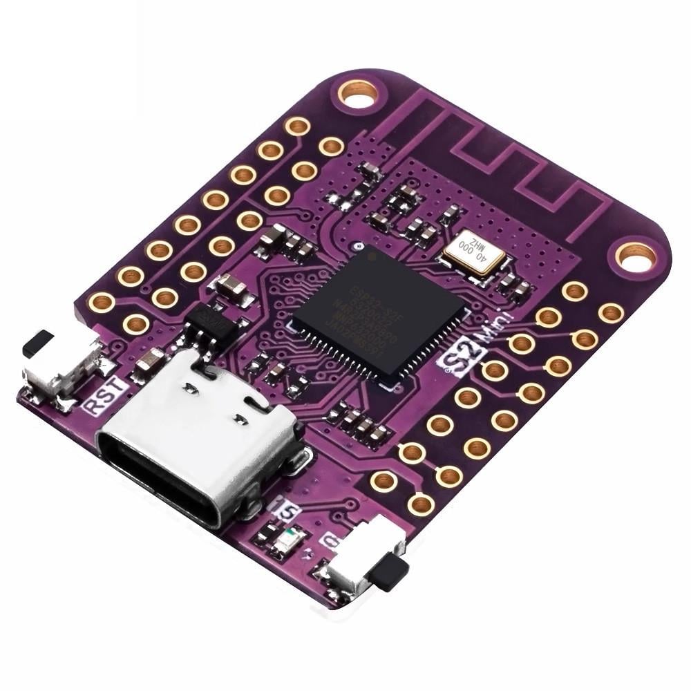 Плата разработки TENSTAR ROBOT ESP32-S2 Mini WiFi ESP32-S2FN4R2 совместима MicroPython для Arduino (00-00028951)