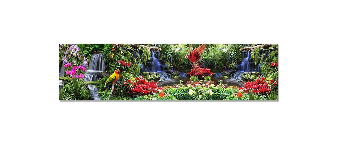 Наклейка виниловая на кухню Zatarga Тропический Попугай 650х2500 мм (1289776744)