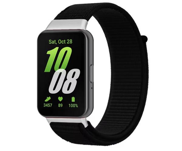 Ремешок Epik Nylon для смарт-часов Samsung Galaxy Fit3 Черный (49703)