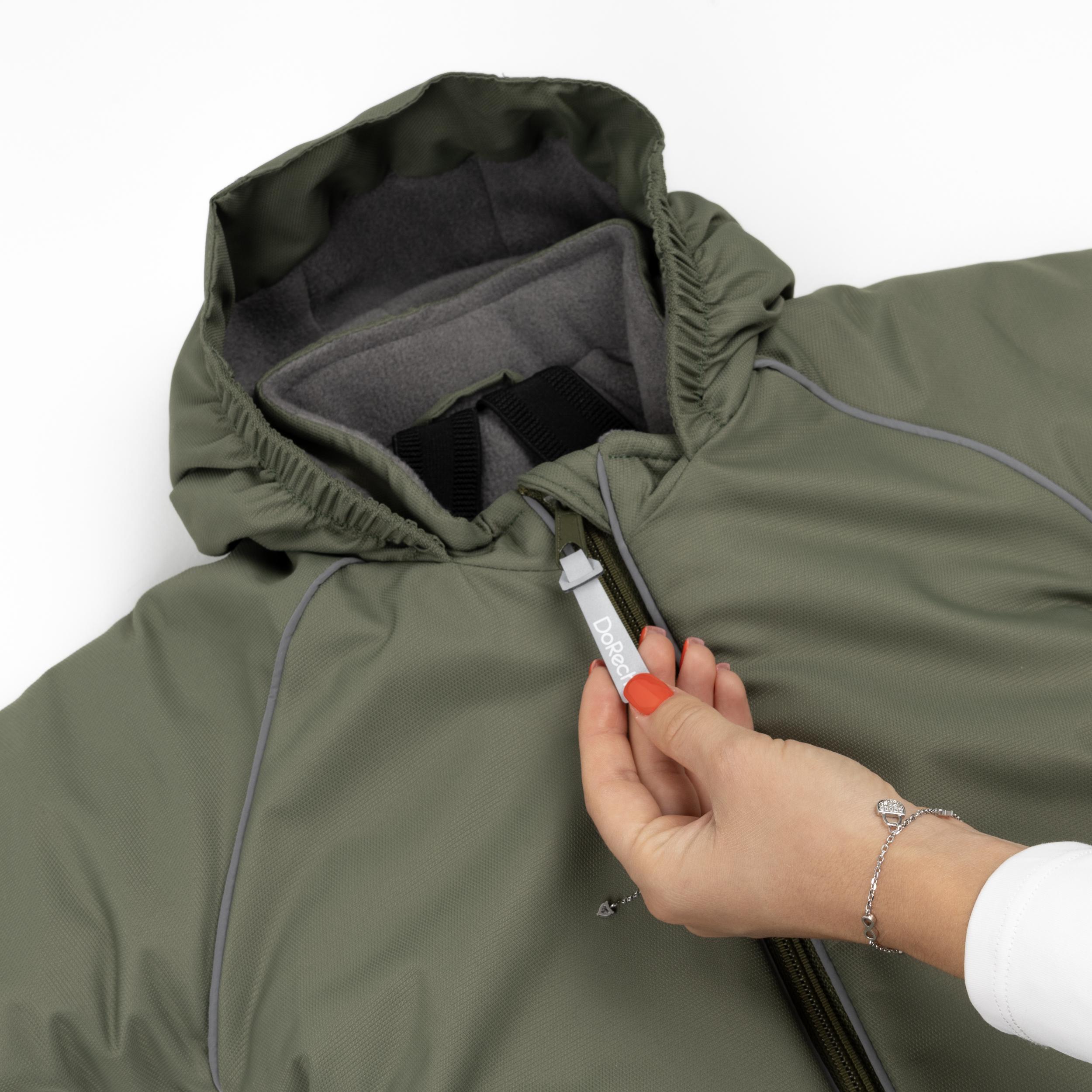 Комбінезон дитячий зимовий DoRechi Аполло з капюшоном 74 см Зелений (4510) - фото 5