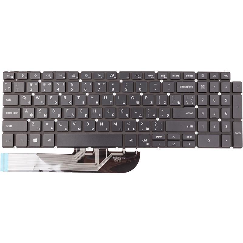 Клавиатура для ноутбука DELL Inspiron 5584 5590 подсветка Черный