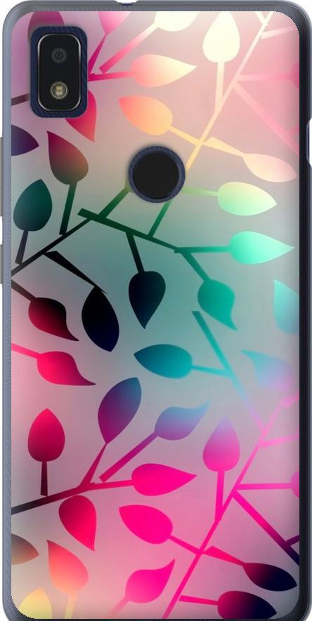 Чехол на ZTE Blade L210 Листья (2235u-2453-42517)