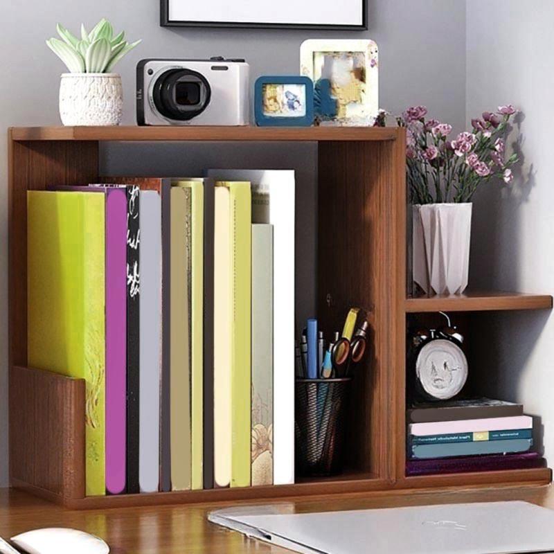 Полка книжная настольная из дерева Тарампин Корица (КПА-017633)