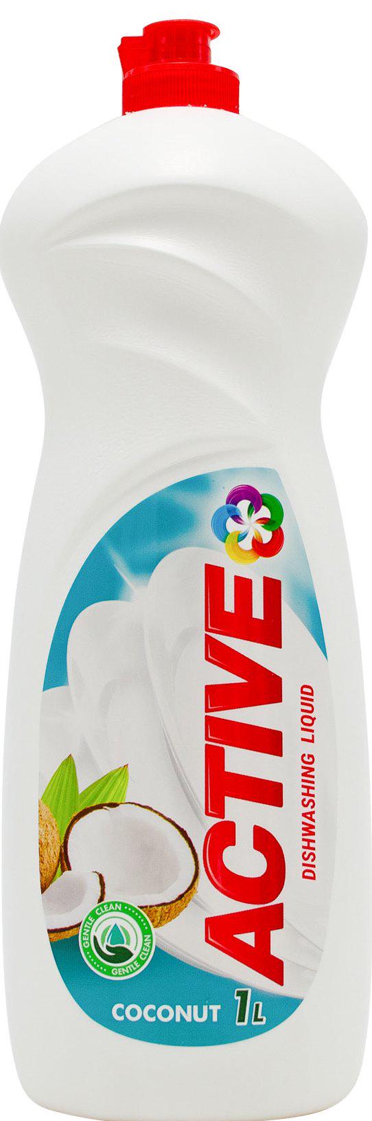 Средство для мытья посуды Active Кокос 1 л (14590)
