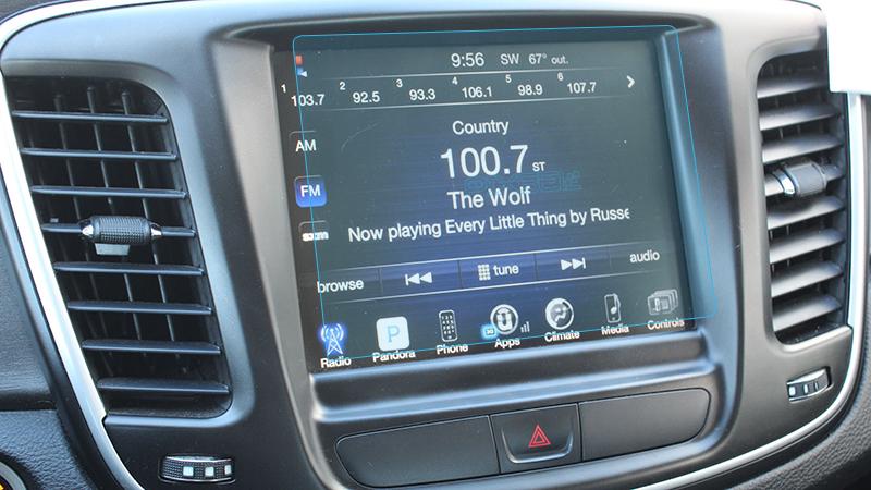 Захисне скло Pixsel гібридне матове на монітор Chrysler 200 8,1“ 2013-2016