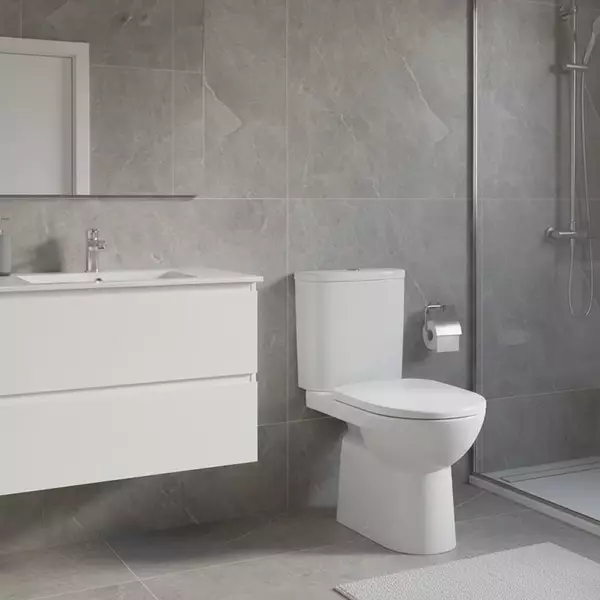 Унитаз-компакт Geberit Selnova 501.753.00.1 с сиденьем из дюропласта (35547851)