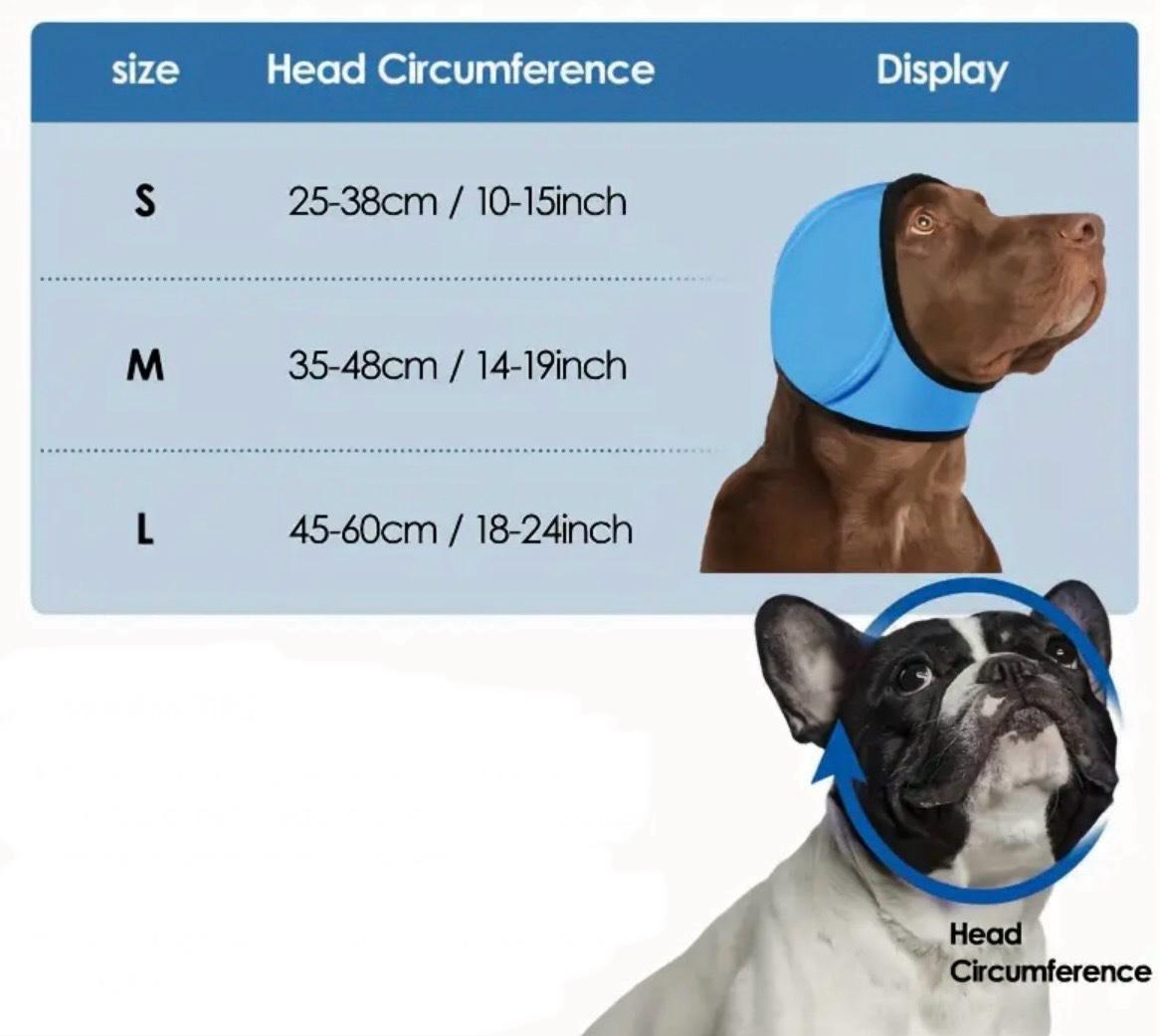 Наушники для собак от шума/взрывов/воды S Blue (29851150) - фото 2 Наушники для собак от шума/взрывов/воды S Blue (29851150) - фото 2