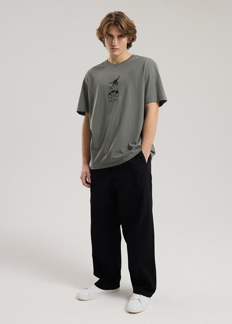 Футболка мужская Diverse CLTN T SK8 02 XL Хаки (5905384092687)