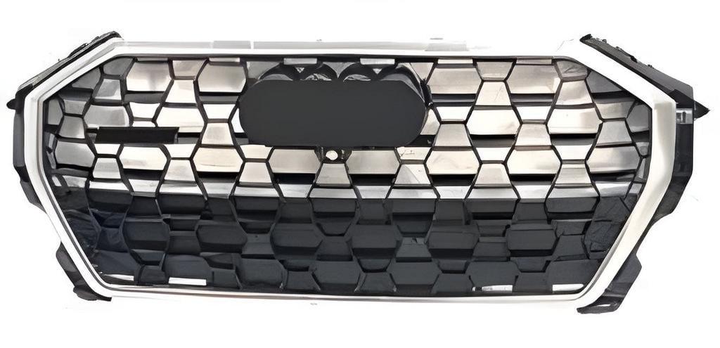 Решетка передняя GT Tuning RSQ-Style для Audi Q3 2019- гг. пластик Черный (26689853)