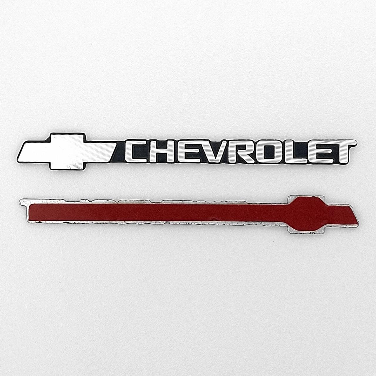 Эмблема надпись Chevrolet 5,9х0,6 см (2893994015)