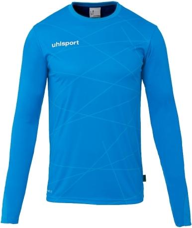 Кофта вратарская детская Uhlsport PREDICTION GOALKEEPER SHIRT 1005305 р. 43 152 см Синий