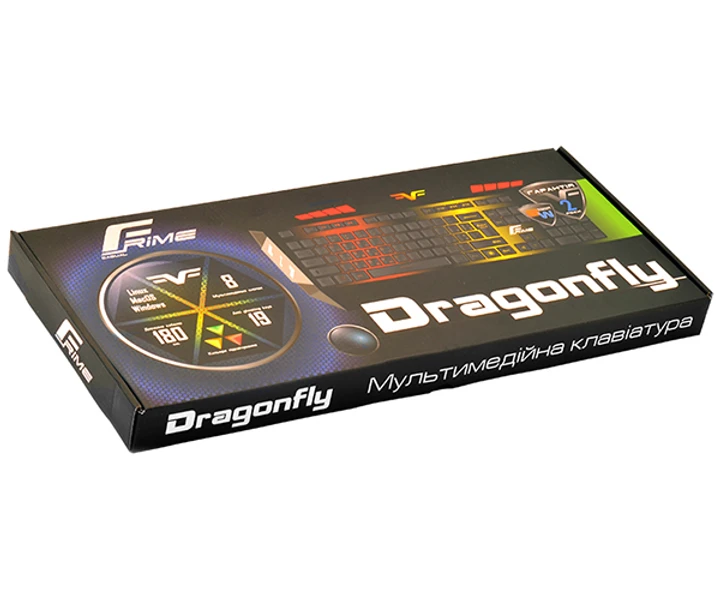 Клавиатура проводная Frime Dragonfly USB FLK-18300 (2675269422) - фото 4 Клавиатура проводная Frime Dragonfly USB FLK-18300 (2675269422) - фото 4