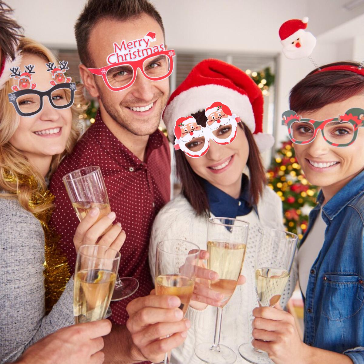 Фотобутафория новогодняя Очки 9 шт. Разноцветный (201410) - фото 4 Фотобутафория новогодняя Очки 9 шт. Разноцветный (201410) - фото 4