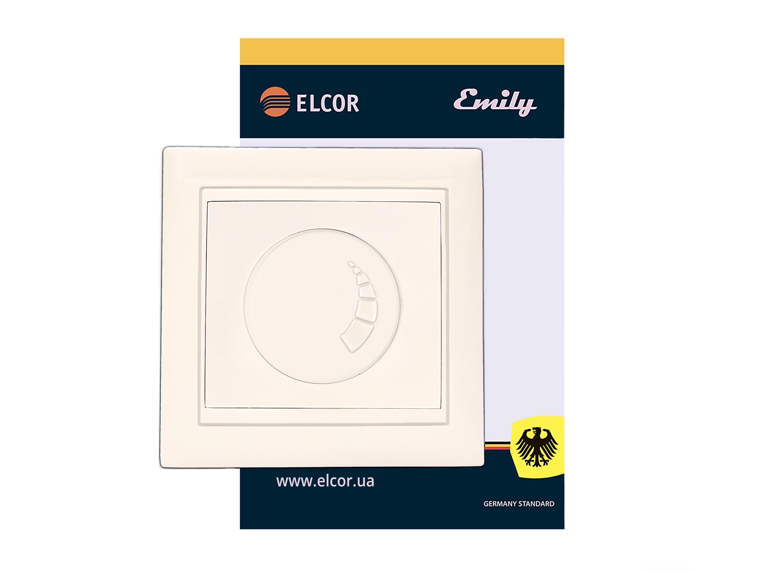 Світлорегулятор Elcor Emily 9215 600 Вт Кремовий (211589)