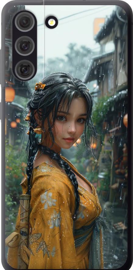 Чехол на Samsung Galaxy S21 FE Anime-girl (6133u-2302-42517)