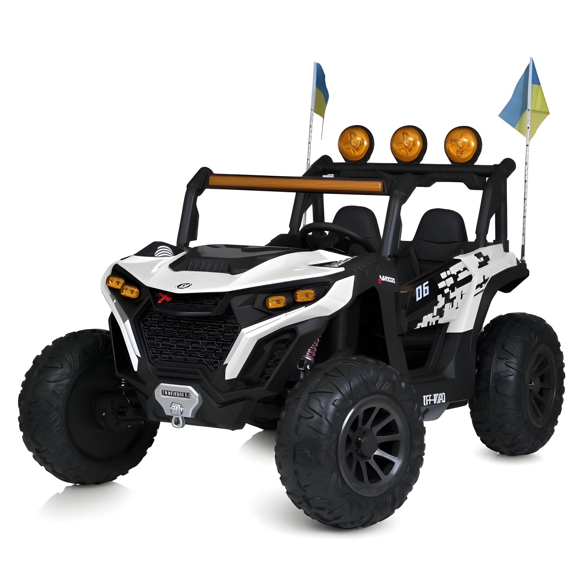 Детский электромобиль двухместный Джип Bambi M 6019EBLR-1 на 4 мотора и MP3 музыкой (27480103)