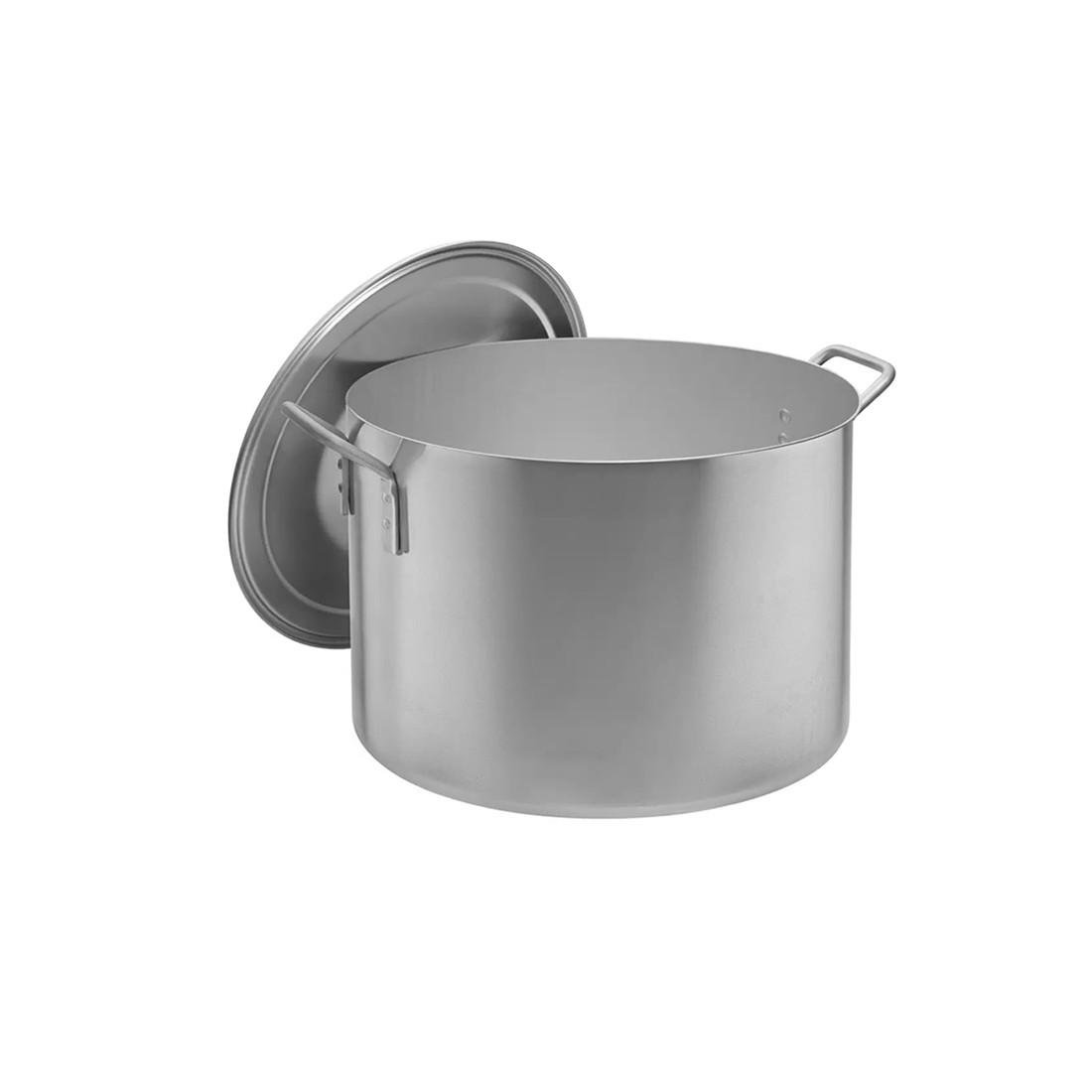 Кастрюля с крышкой Interos алюминиевая 20 л 33 см - фото 1