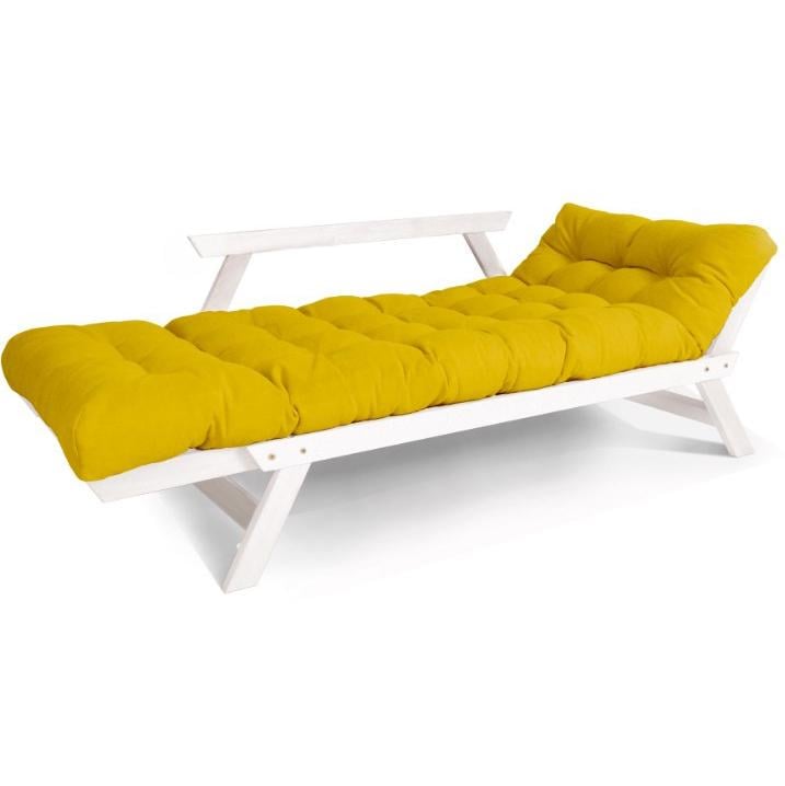 Диван-футон раскладной Woodman Allegro из массива дерева Белый/Желтый - фото 2 Диван-футон раскладной Woodman Allegro из массива дерева Белый/Желтый - фото 2