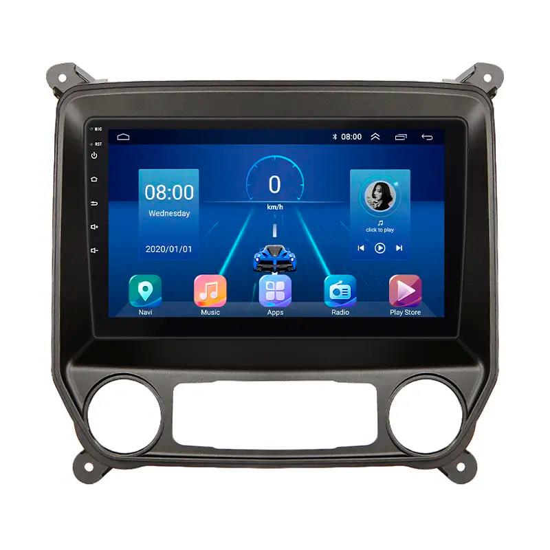 Магнітола штатна Lesko для Chevrolet Silverado III K2XX Restyling 2015-2019 10" 6/128Gb 4G Wi-Fi GPS Top