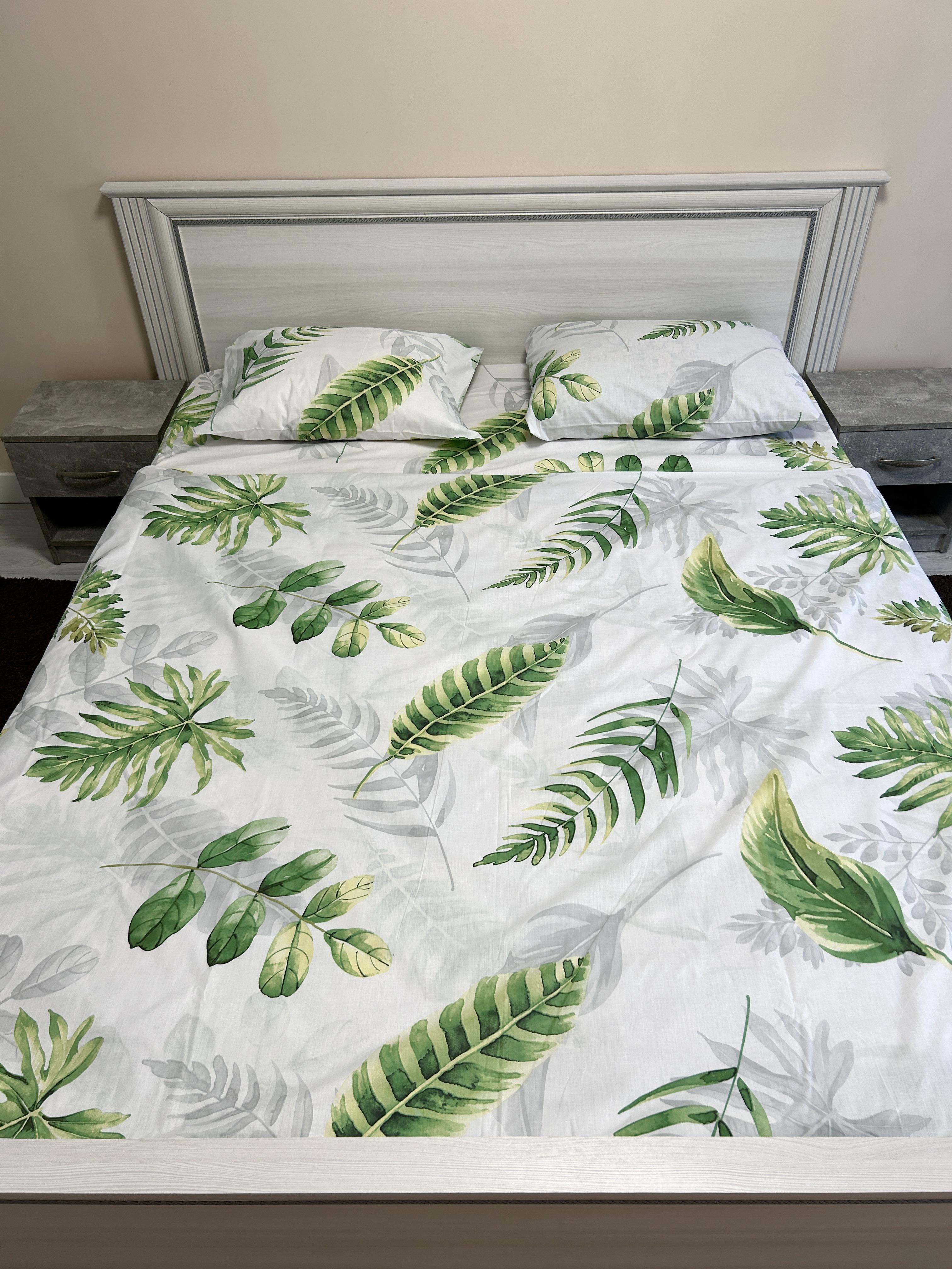 Комплект постільної білизни Джунглі сімейний ранфорс 200х220 см (R-F31/WP/C)