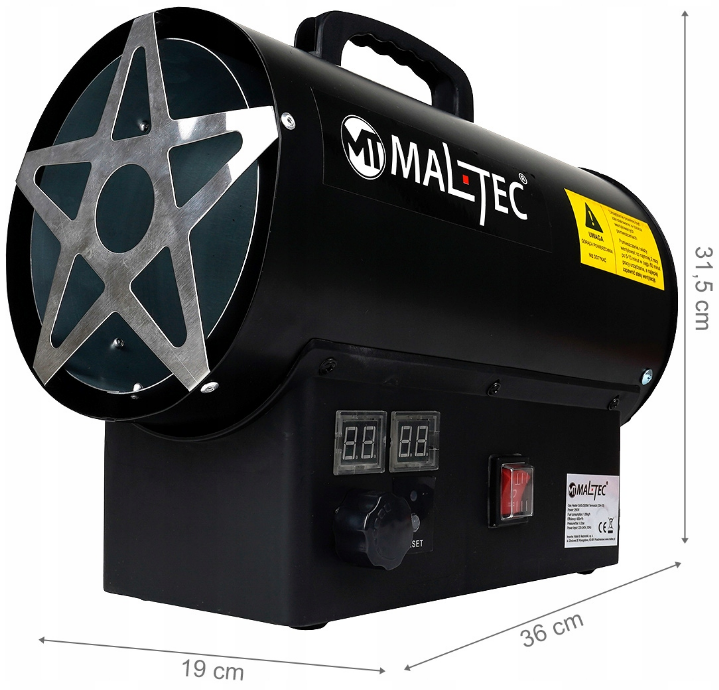 Теплова гармата з термостатом Maltec 25 кВт - фото 11 Теплова гармата з термостатом Maltec 25 кВт - фото 11