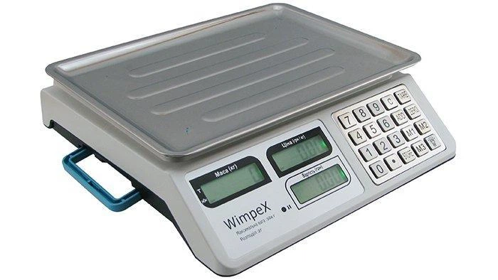 Весы аккумуляторные торговые электронные Wimpex WX-5004 до 50 кг. шаг 2 г с ручкой (36260455)