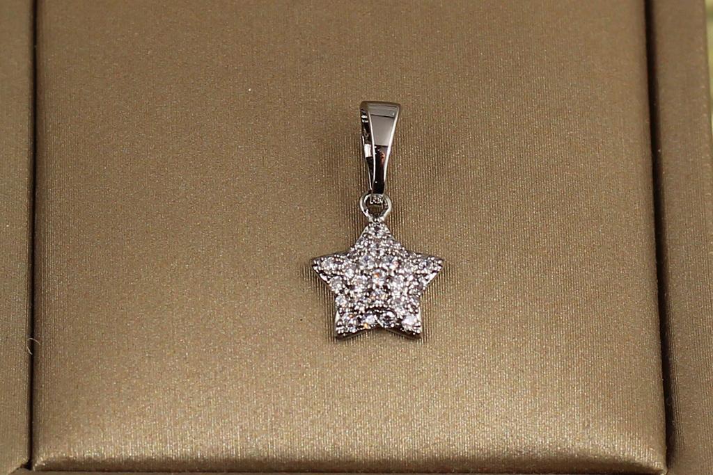 Кулон Xuping Jewelry Звездочка 9 мм Серебристый (30642046)
