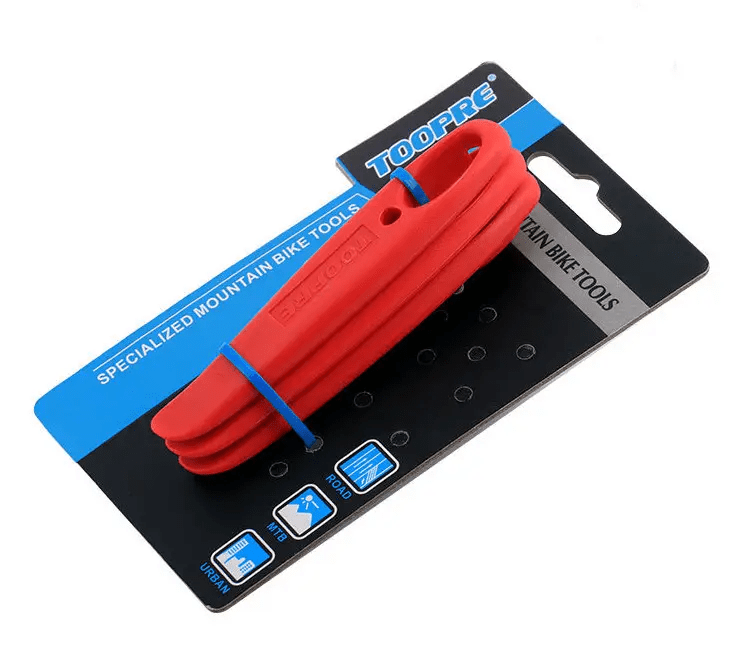 Бортувальні лопатки Toopre для монтажу велопокришок 3 шт. Червоний (BIKE-LEVER-TOOPRE-RED3) Бортувальні лопатки Toopre для монтажу велопокришок 3 шт. Червоний (BIKE-LEVER-TOOPRE-RED3)