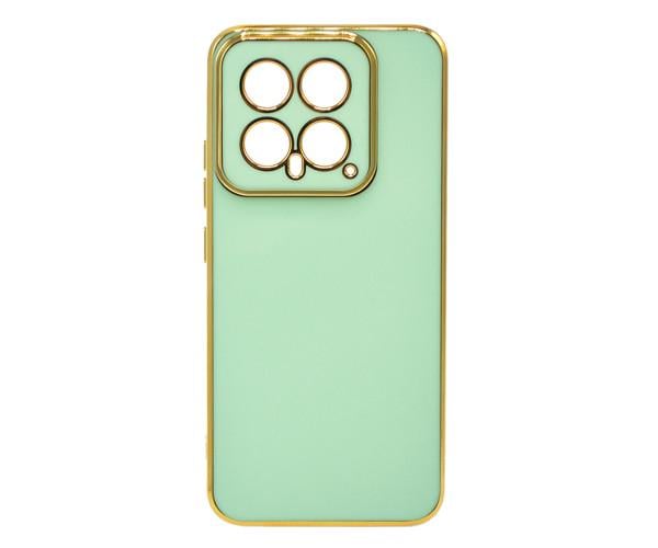 Чехол накладка Silicone Adds 6D для Xiaomi 14 Бирюзовый Чехол накладка Silicone Adds 6D для Xiaomi 14 Бирюзовый