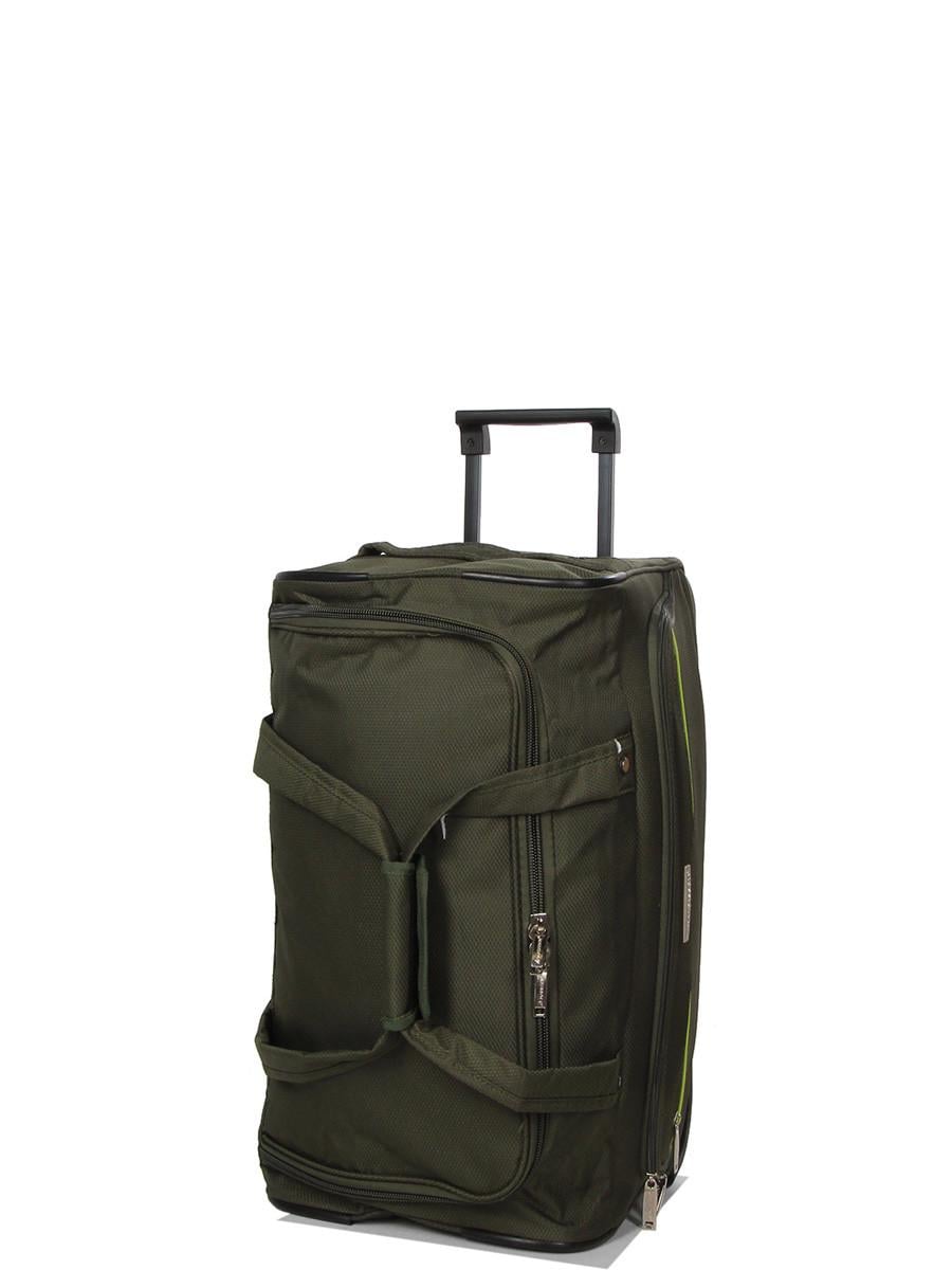 Дорожня сумка на колесах мала MADISSON S 55х28х30 см 43 л 2,1 кг Хакі (214-52)