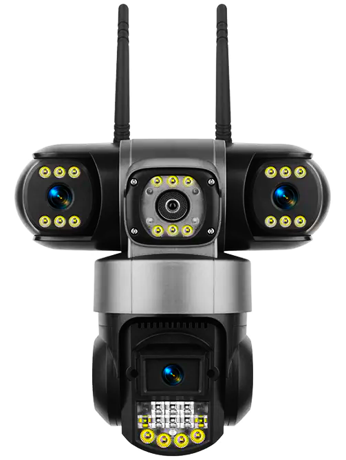 Камера уличная IP Wi-Fi 3 независимые объективы 2MPx+2MPx2MP C28 (V380 APP)