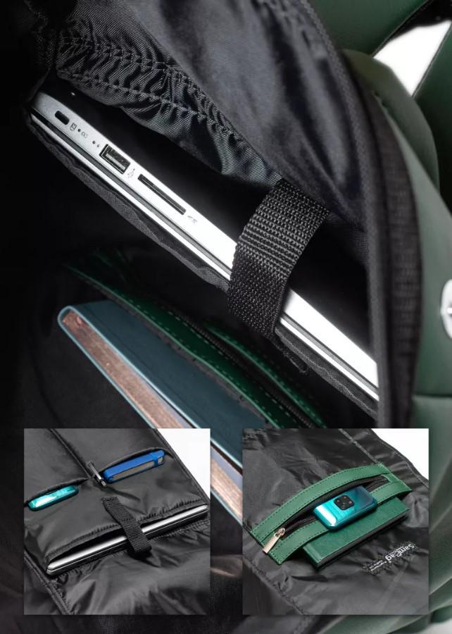 Рюкзак женский Sambag RollTop Zard Зеленый (24238007) - фото 4