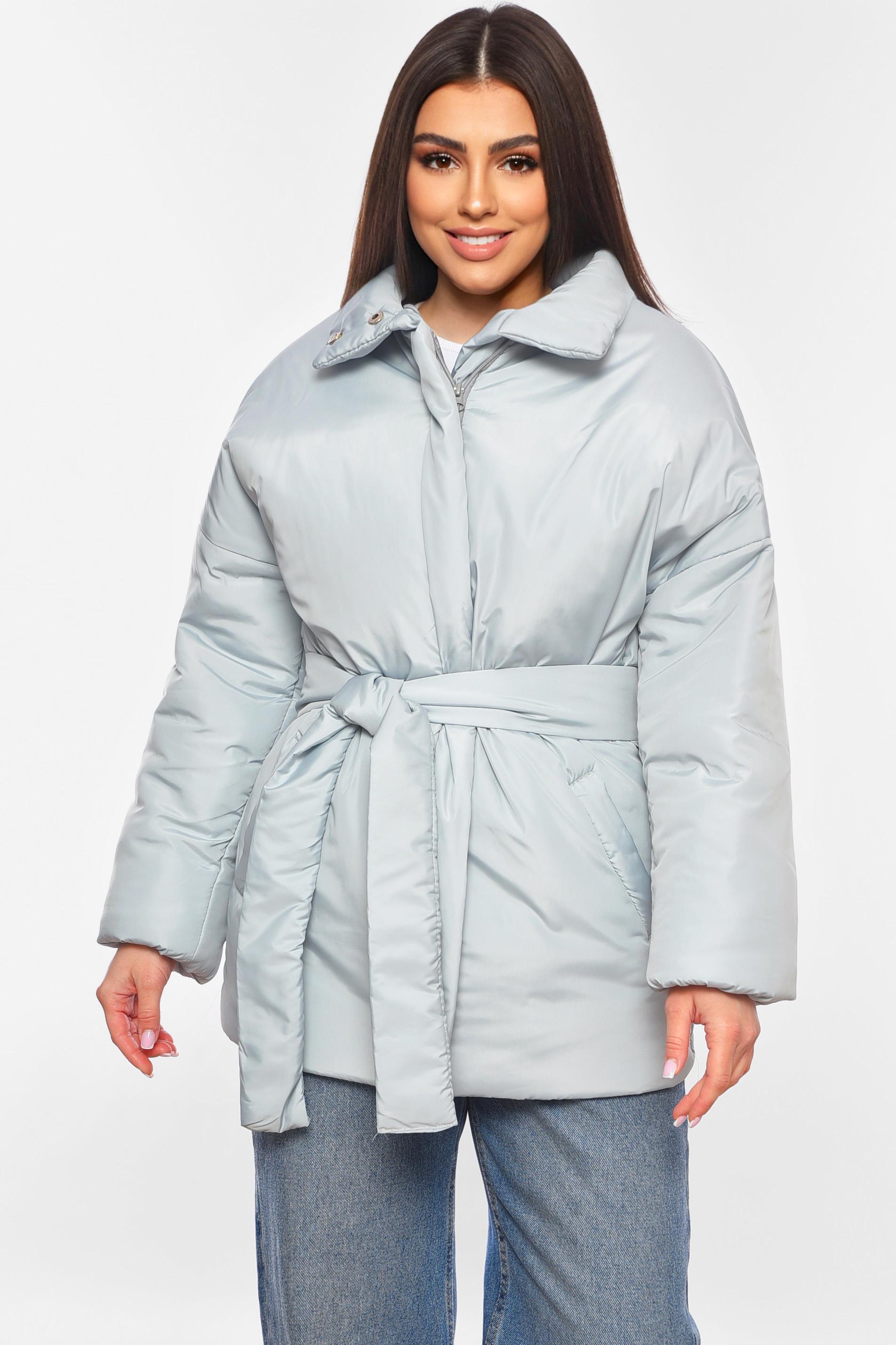 Куртка жіноча демісезонна р. 60/8XL Сірий (199582)