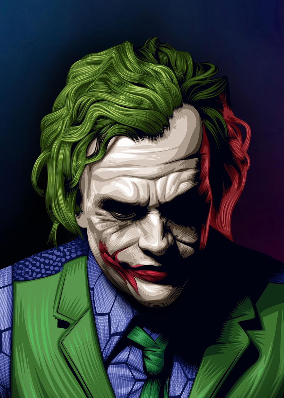 Картина постер Gee! Joker Джокер фан 40х60 см JK.09.082