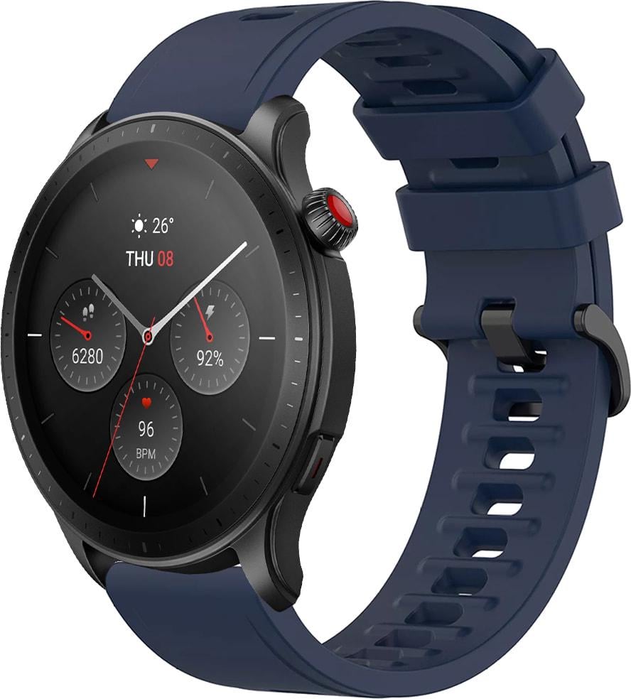 Ремешок Convex для Amazfit GTR 4 22 мм Dark blue (31095-5D)