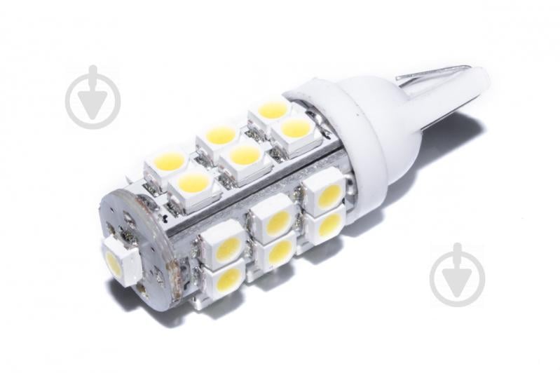 Светодиодная лампа AllLight T10 25 диодов 3528 W2,1x9,5d 12V WHITE