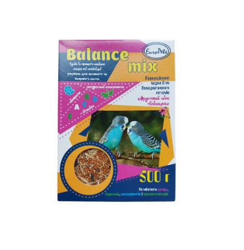 Корм для декоративных птиц Balance Mix с фруктами и эхинацеей, 500 г