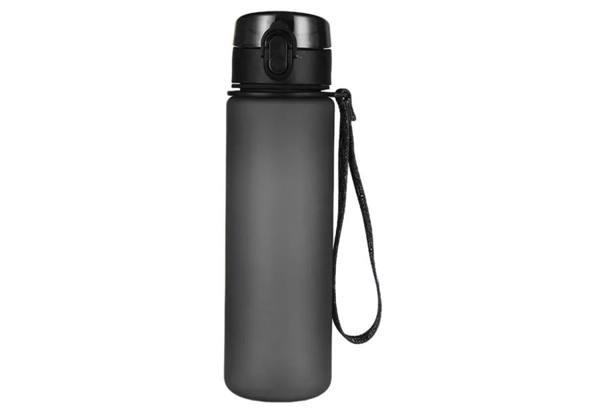 Бутылка для воды EasyFit AquaFlow 600 мл Черный (EF-7003-BK)