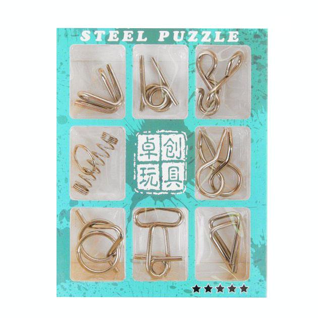 Головоломки Steel Puzzle 9 Бирюзовый (0000000110)