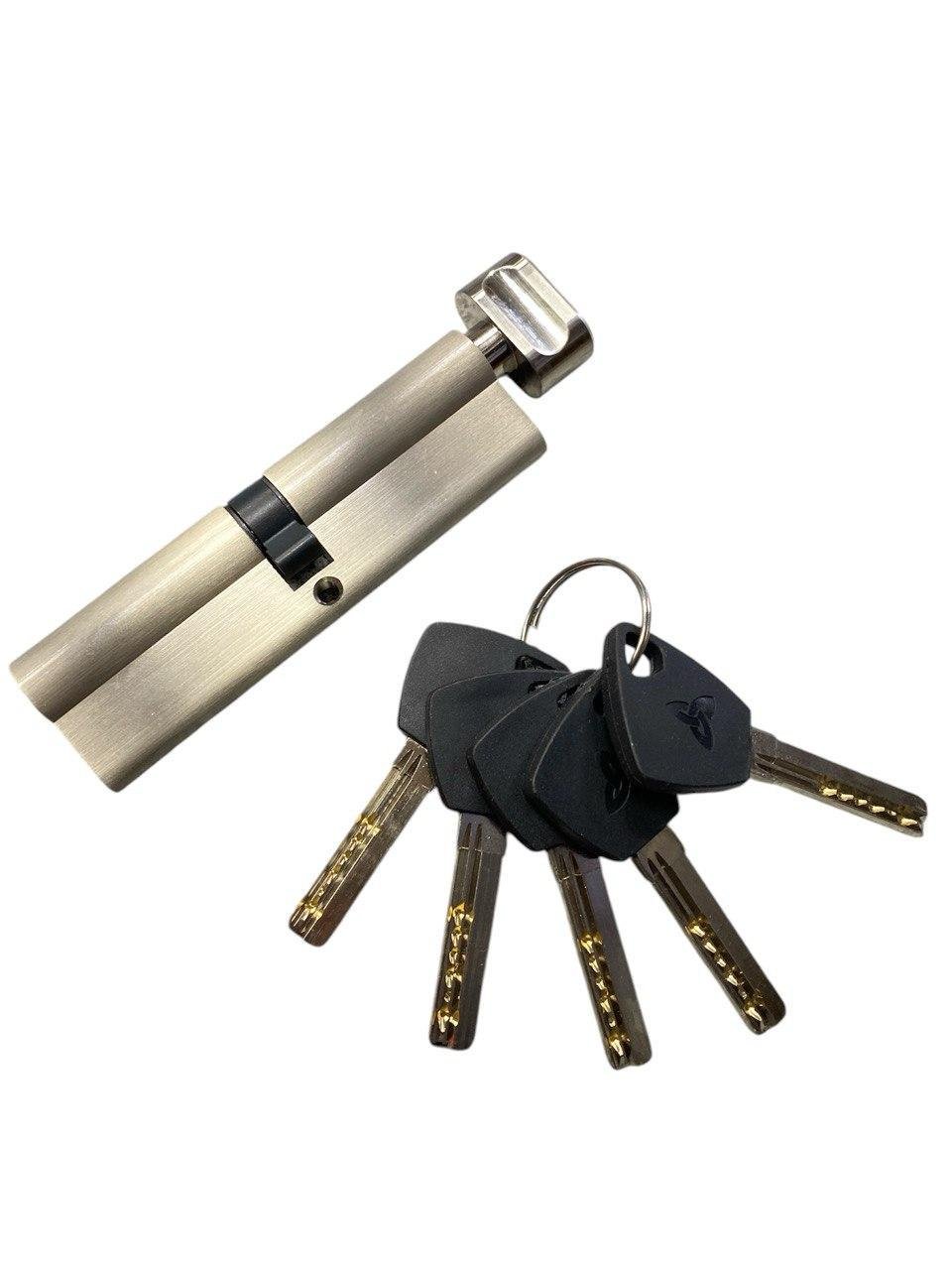 Цилиндр латунный Kedr BRASS M 110 ZCN 55x55T brass key (ЗФ 6196) - фото 2