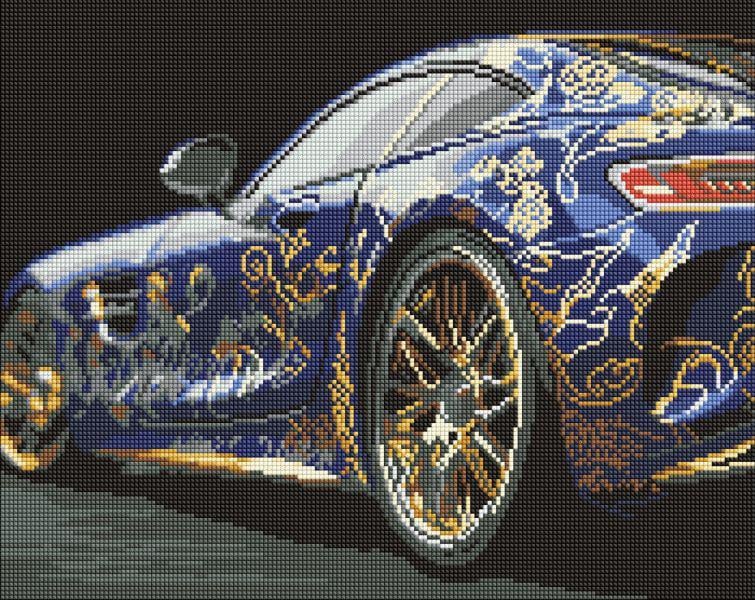 Алмазная мозаика Ideyka Изысканная машина 40x50 см (Id-AMO8183)