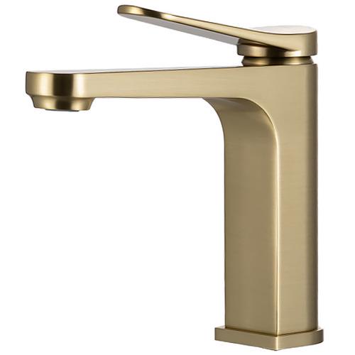 Смеситель для умывальника Gappo G1010-3 однорычажный Золотой (258169)