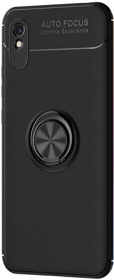 Чехол с кольцом Auto Focus для Xiaomi Redmi 9A Black (15887-2B)